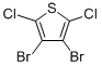 structure of CAS# 40477-45-0, 3,4-Dibromo-2,5-Dichlorothiophene;3,4-DIBROMO-2,5-DICHLOROTHIOPHENE;2,5-Dichloro-3,4-Dibromothiophene