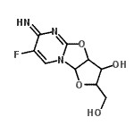 CAS#: 40505-45-1， (6Z)-7-Fluoro-2-(Hydroxymethyl)-6-Imino-2,3,3A,9A-Tetrahydro-6H-Furo[2',3':4,5][1,3]Oxazolo[3,2-a]Pyrimidin-3-Ol