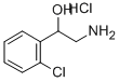 结构式 CAS# 40570-86-3, 2-羟基-2-(2-氯苯基)乙胺盐酸盐