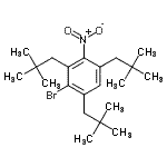 CAS#: 40572-23-4， 2-Bromo-1,3,5-Tris(2,2-Dimethylpropyl)-4-Nitrobenzene