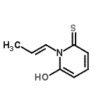 CAS#: 40585-04-4， 6-Hydroxy-1-[(1E)-1-Propen-1-Yl]-2(1H)-Pyridinethione