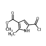 CAS#: 40593-27-9， Methyl 5-(Chlorocarbonyl)-2-Methyl-1H-Pyrrole-3-Carboxylate