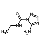CAS#: 406205-21-8， 5-Amino-N-Ethyl-1H-1,2,4-Triazole-1-Carboxamide