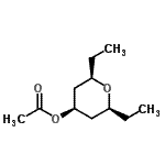 CAS#: 406486-91-7， (2R,4R,6S)-2,6-Diethyltetrahydro-2H-Pyran-4-Yl Acetate