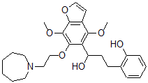 CAS#: 40681-06-9， 4,7-Dimethoxy-6-[2-(Hexahydro-1H-Azepin-1-Yl)Ethoxy]-alpha-[2-(2-Hydroxyphenyl)Ethyl]-5-Benzofuranmethanol