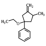 CAS#: 406946-49-4， (1-Ethoxy-3-Methyl-4-Methylenecyclopentyl)Benzene