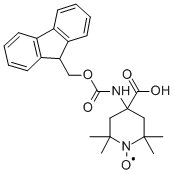 CAS#: 40761-70-4， Fmoc-2,2,6,6-Tetramethylpiperidine-N-Oxyl-4-Amino-4-Carboxylic Acid