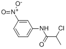 结构式 CAS# 40781-53-1, 2-氯-N-(3-硝基-苯基)-丙酰胺
