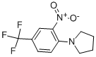 structure of CAS# 40832-82-4, N-[2-Nitro-4-(Trifluoromethyl)Phenyl]Pyrrolidine;N-[2-Nitro-4-(Trifluoromethyl)Phenyl]Pyrrolidine 97%;N-[2-Nitro-4-(Trifluoromethyl)Phenyl]Pyrrolidine97%;N-[2-NITRO-4-(TRIFLUOROMETHYL)PHENYL]PYRROLIDINE