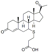 CAS#: 40845-01-0， 7-(Carboxyethylthio)Progesterone