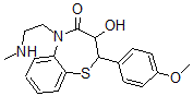CAS#: 40861-80-1， Deacetyl-N-Monodemethyldiltiazem