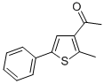 structure of CAS# 40932-63-6, 3-Acetyl-2-Methyl-5-Phenylthiophene;1-(2-METHYL-5-PHENYLTHIEN-3-YL)ETHANONE;3-Acetyl-2-Methyl-5-Phenylthiophene 97%;3-ACETYL-2-METHYL-5-PHENYLTHIOPHENE