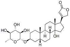 CAS#: 40950-57-0， (5beta)-3beta-[(6-Deoxy-beta-D-Glucopyranosyl)Oxy]-14-Hydroxycard-20(22)-Enolide