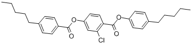 CAS#: 41161-53-9， 4-Pentylphenyl 2-Chloro-4-(4-Pentylbenzoyloxy)Benzoate