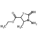 CAS#: 412311-76-3， Ethyl 3-Amino-2-Imino-4-Methyl-1,3-Thiazolidine-5-Carboxylate