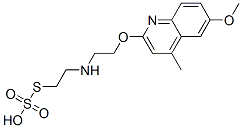 CAS#: 41287-27-8， Thiosulfuric Acid Hydrogen S-[2-[[2-[(6-Methoxy-4-Methyl-2-Quinolinyl)Oxy]Ethyl]Amino]Ethyl] Ester