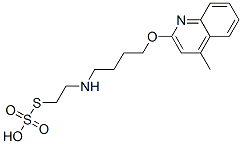 CAS#: 41287-32-5， Thiosulfuric Acid Hydrogen S-[2-[[4-[(4-Methyl-2-Quinolinyl)Oxy]Butyl]Amino]Ethyl] Ester