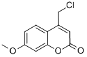 structure of CAS# 41295-55-0, 4-Chloromethyl-7-Methoxy-Chromen-2-One;4-(Chloromethyl)-7-Methoxy-Chromen-2-One;4-(Chloromethyl)-7-Methoxy-2-Chromenone;4-(Chloromethyl)-7-Methoxy-Coumarin