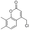 structure of CAS# 41295-57-2, 4-Chloromethyl-7,8-Dimethyl-Chromen-2-One;4-(Chloromethyl)-7,8-Dimethyl-Chromen-2-One;4-(Chloromethyl)-7,8-Dimethyl-2-Chromenone;4-(Chloromethyl)-7,8-Dimethyl-Coumarin