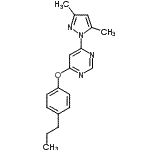 CAS 登录号：413620-29-8， 4-(3,5-二甲基-1H-吡唑-1-基)-6-(4-丙基苯氧基)嘧啶