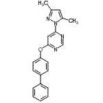 CAS#: 413620-31-2， 4-(4-Biphenylyloxy)-6-(3,5-Dimethyl-1H-Pyrazol-1-Yl)Pyrimidine
