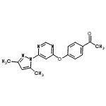 CAS#: 413620-34-5， 1-(4-{[6-(3,5-Dimethyl-1H-Pyrazol-1-Yl)-4-Pyrimidinyl]Oxy}Phenyl)Ethanone