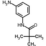 structure of CAS# 41402-58-8, N-(3-Aminophenyl)-2,2-Dimethylpropanamide;N-(3-aminophenyl)-2,2-dimethylpropanamide;N-(3-aminophenyl)pivalamide;propanamide, N-(3-aminophenyl)-2,2-dimethyl-