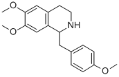 CAS#: 41498-37-7， 1-(4'-Methoxybenzyl)-6,7-dimethoxy-1,2,3,4-tetrahydroisoquinoline