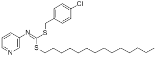 CAS#: 41643-22-5， (4-Chlorophenyl)Methyl Tetradecyl-3-Pyridinylcarbonimidodithioate