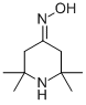 structure of CAS# 4168-79-0, 2,2,6,6-Tetramethyl-4-Piperidone Oxime;2,2,6,6-Tetramethylpiperidin-4-One Oxime;2,2,6,6-Tetramethyl-4-Piperidinone Oxime;Oprea1_419204