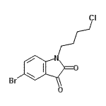 CAS#: 416899-88-2， 5-Bromo-1-(4-Chlorobutyl)-1H-Indole-2,3-Dione