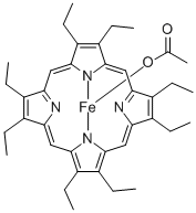 CAS#: 41697-90-9， 2,3,7,8,12,13,17,18-Octaethyl-21H,23H-Porphine Iron(III) Acetate