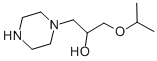 structure of CAS# 41717-77-5, 1-Isopropoxy-3-Piperazin-1-Yl-Propan-2-Ol