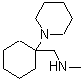 structure of CAS# 41805-50-9, N-Methyl-1-[1-(1-Piperidinyl)Cyclohexyl]Methanamine;methyl[(piperidylcyclohexyl)methyl]amine;N-methyl-1-(1-piperidin-1-ylcyclohexyl)methanamine;N-methyl-N-[(1-piperidin-1-ylcyclohexyl)methyl]amine
