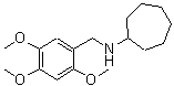 CAS#: 418778-25-3， N-(2,4,5-Trimethoxybenzyl)Cycloheptanamine