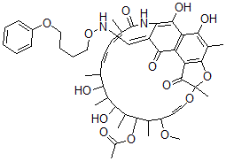 CAS#: 41970-81-4， 3-[(4-Phenoxybutoxy)Iminomethyl]Rifamycin