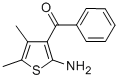 结构式 CAS# 42024-93-1, (2-氨基-4,5-二甲基-3-噻吩基)苯基-甲酮