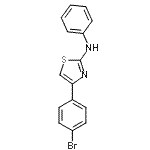 CAS#: 42056-77-9， 4-(4-Bromophenyl)-N-Phenyl-1,3-Thiazol-2-Amine