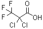 结构式 CAS# 422-39-9, 2,2-二氯-3,3,3-三氟丙酸