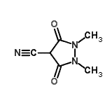 CAS#: 42238-90-4， 1,2-Dimethyl-3,5-Dioxo-4-Pyrazolidinecarbonitrile