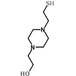 CAS#: 42302-15-8， 2-[4-(2-Sulfanylethyl)-1-Piperazinyl]Ethanol
