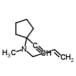 CAS 登录号：423162-85-0， N-烯丙基-1-乙炔基-N-甲基环戊并n胺
