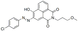 CAS#: 42358-39-4， 5-[(4-Chlorophenyl)Azo]-6-Hydroxy-2-(3-Methoxypropyl)-1H-Benz[de]Isoquinoline-1,3(2H)-Dione