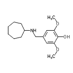 CAS#: 423732-46-1， 4-[(Cycloheptylamino)Methyl]-2,6-Dimethoxyphenol