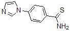 structure of CAS# 423769-74-8, 4-(1H-Imidazol-1-Yl)-Benzenecarbothioamide;4-(1H-IMIDAZOL-1-YL)BENZENECARBOTHIOAMIDE