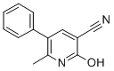 structure of CAS# 4241-12-7, 2-Hydroxy-6-Methyl-5-Phenylnicotinonitrile;2-Keto-6-Methyl-5-Phenyl-1H-Pyridine-3-Carbonitrile;Smr000168550;Bionet2_000753