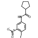 CAS#: 424811-75-6， N-(4-Fluoro-3-Nitrophenyl)Cyclopentanecarboxamide