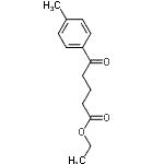 结构式 CAS# 42482-94-0, 乙基5-(4-甲基苯基)-5-氧代戊酸酯