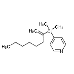 CAS#: 424822-25-3， 4-[Dimethyl(1-Octen-2-Yl)Silyl]Pyridine