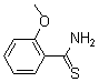 structure of CAS# 42590-97-6, 2-Methoxy-Benzenecarbothioamide;2-Methoxythiobenzamide;Zinc02540605;Mls000335662